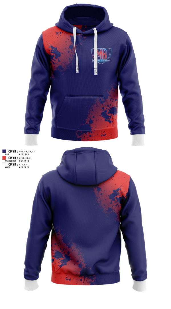 Hoodie, MB Sports Academy, Golf, Teamtime, Team time, sublimation, custom sports apparel, team uniforms, spirit wear, spiritwear, sports uniforms, custom shirts, team store, custom team store, fundraiser sports, apparel fundraiser