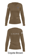 370 SOCTS 72073369 Women's Long Sleeve V-neck Shirt - 17