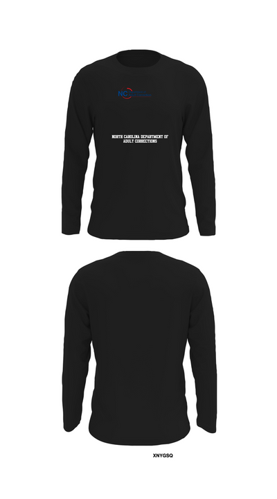 North Carolina Department of Adult Corrections 88235806 Long Sleeve Performance Shirt 27