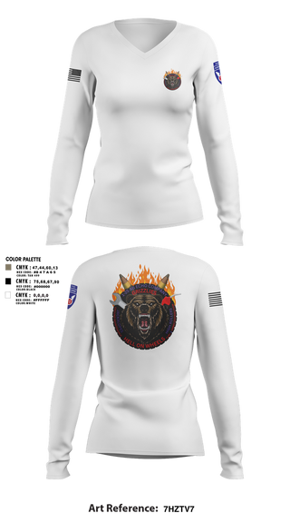 Womens Long Sleeve Vneck Shirt, E co 1/25, Army, Teamtime, Team time, sublimation, custom sports apparel, team uniforms, spirit wear, spiritwear, sports uniforms, custom shirts, team store, custom team store, fundraiser sports, apparel fundraiser