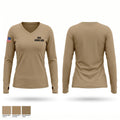 HSC 449th ASB Women's Long Sleeve V-neck Shirt - 1