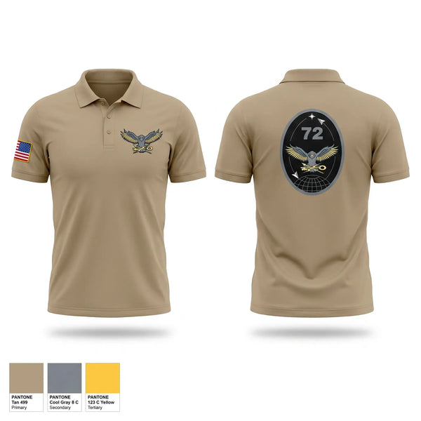 Short Sleeve Performance Polo, 72 ISRS, Space Force, Teamtime, Team time, sublimation, custom sports apparel, team uniforms, spirit wear, spiritwear, sports uniforms, custom shirts, team store, custom team store, fundraiser sports, apparel fundraiser