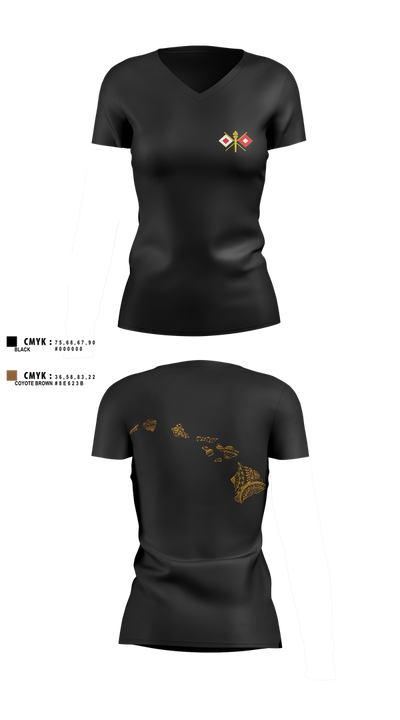 HHC, 311th 76995413 Women's Short Sleeve V-neck Shirt - 1