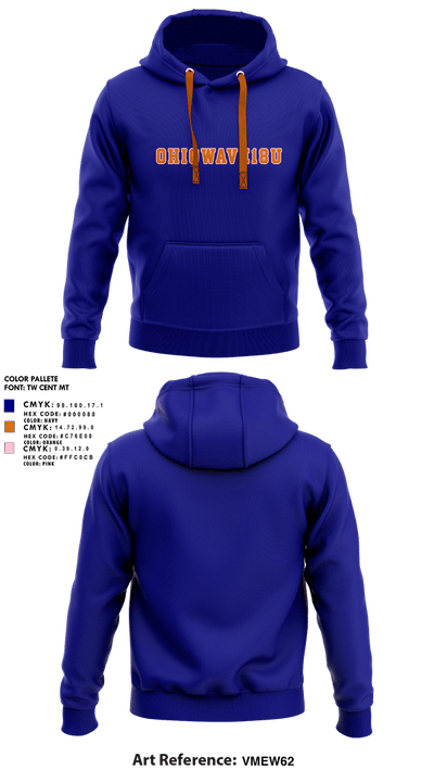Ohiowave18u 16076732 Hoodie - 1
