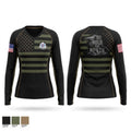 106th IEW Battalion Women's Long Sleeve V-neck Shirt - 1