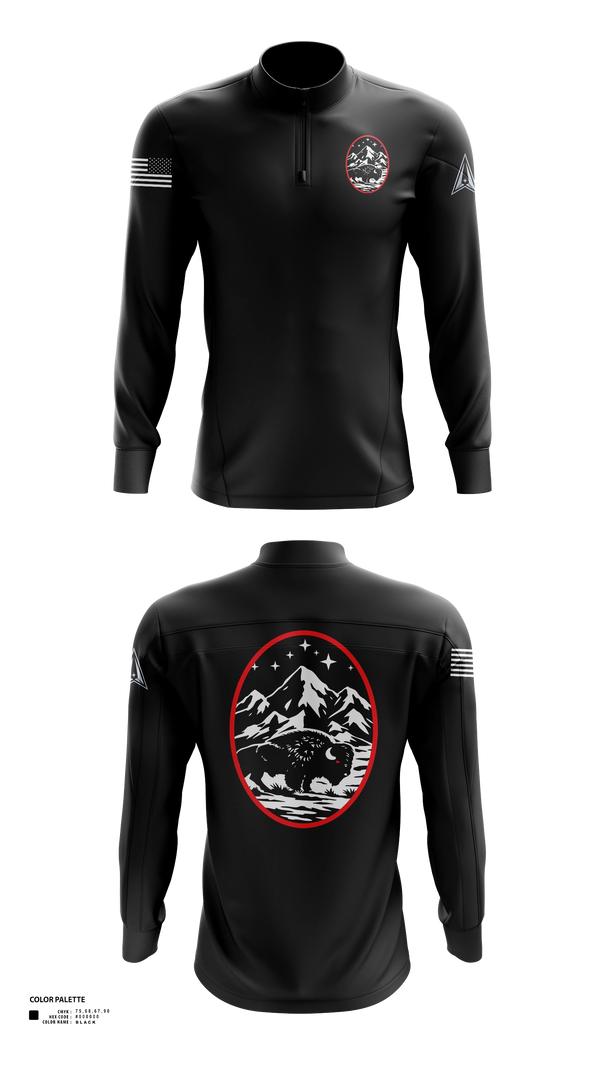 Quarter Zip Jacket, Mission Operations Center, Space Force, Teamtime, Team time, sublimation, custom sports apparel, team uniforms, spirit wear, spiritwear, sports uniforms, custom shirts, team store, custom team store, fundraiser sports, apparel fundraiser