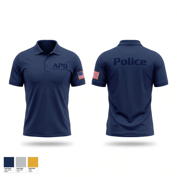 Short Sleeve Performance Polo, Ashland Police Department, Police, Teamtime, Team time, sublimation, custom sports apparel, team uniforms, spirit wear, spiritwear, sports uniforms, custom shirts, team store, custom team store, fundraiser sports, apparel fundraiser
