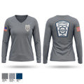 PA State Parole Pittsburgh District 94190044 Women's Long Sleeve V-neck Shirt - 1