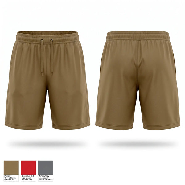Athletic Shorts With Pockets, Chaos Company, Army, Teamtime, Team time, sublimation, custom sports apparel, team uniforms, spirit wear, spiritwear, sports uniforms, custom shirts, team store, custom team store, fundraiser sports, apparel fundraiser