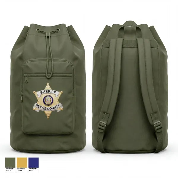 Gear Bag, Pettis County Sherrifs Office, Police, Teamtime, Team time, sublimation, custom sports apparel, team uniforms, spirit wear, spiritwear, sports uniforms, custom shirts, team store, custom team store, fundraiser sports, apparel fundraiser