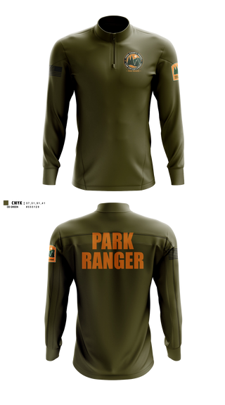 Quarter Zip Jacket, York County Park Ranger Division, Police, Teamtime, Team time, sublimation, custom sports apparel, team uniforms, spirit wear, spiritwear, sports uniforms, custom shirts, team store, custom team store, fundraiser sports, apparel fundraiser