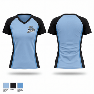 Womens Short Sleeve Vneck Shirt, Boom Baby SB, Softball, Teamtime, Team time, sublimation, custom sports apparel, team uniforms, spirit wear, spiritwear, sports uniforms, custom shirts, team store, custom team store, fundraiser sports, apparel fundraiser