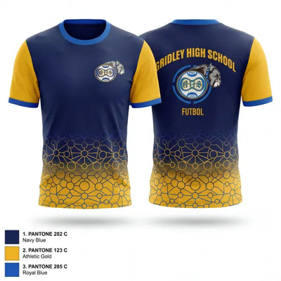 Gridley Bulldogs 26980450 Short Sleeve Performance Shirt - 1
