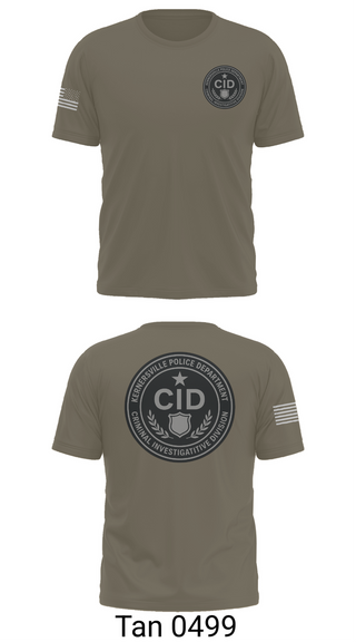 Old School Cotton Feel Shirt, Kernersville Police Department Criminal Investigative Division, Police, Teamtime, Team time, sublimation, custom sports apparel, team uniforms, spirit wear, spiritwear, sports uniforms, custom shirts, team store, custom team store, fundraiser sports, apparel fundraiser