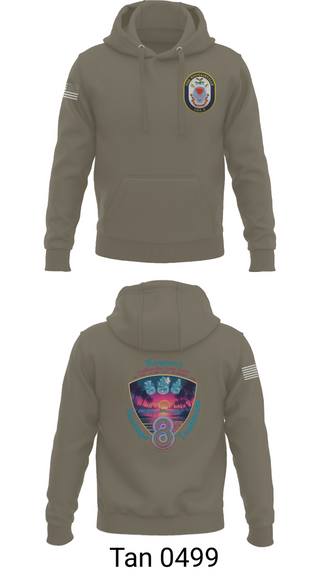 Hoodie, USS Bougainville CPO, , Teamtime, Team time, sublimation, custom sports apparel, team uniforms, spirit wear, spiritwear, sports uniforms, custom shirts, team store, custom team store, fundraiser sports, apparel fundraiser