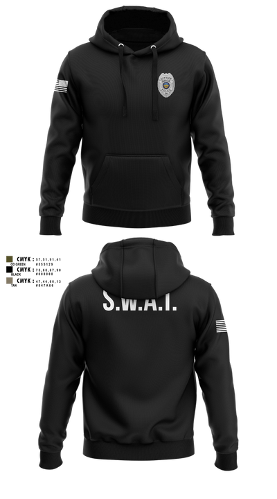 GRATIS SWAT TEAM 58848814 Hoodie - 100