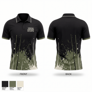 Short Sleeve Performance Polo, VISION DRIVEN SPORTS, Men's Basketball, Teamtime, Team time, sublimation, custom sports apparel, team uniforms, spirit wear, spiritwear, sports uniforms, custom shirts, team store, custom team store, fundraiser sports, apparel fundraiser