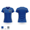 Dunbar Wolverines Women's Short Sleeve V-neck Shirt - 1