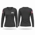 NBPA Minnesota Women's Long Sleeve V-neck Shirt - 1