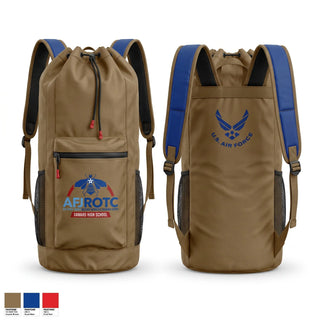 Gear Bag, AFJROTC CA-20001, Air Force, Teamtime, Team time, sublimation, custom sports apparel, team uniforms, spirit wear, spiritwear, sports uniforms, custom shirts, team store, custom team store, fundraiser sports, apparel fundraiser