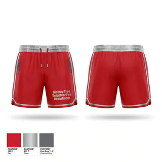 Athletic Shorts With Pockets, Hickory Tree Volunteer Fire Department, Fire Department, Teamtime, Team time, sublimation, custom sports apparel, team uniforms, spirit wear, spiritwear, sports uniforms, custom shirts, team store, custom team store, fundraiser sports, apparel fundraiser