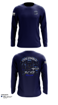 South Carolina Police K9 Association 6197242 Long Sleeve Performance Shirt - 2