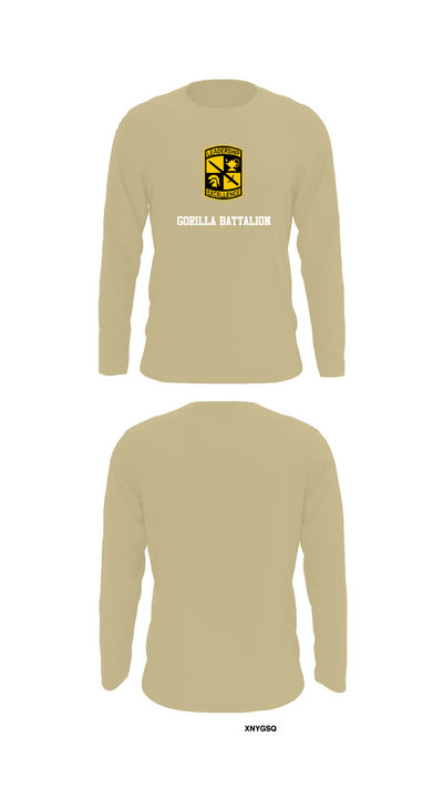 Gorilla battalion 60228867 Long Sleeve Performance Shirt 92