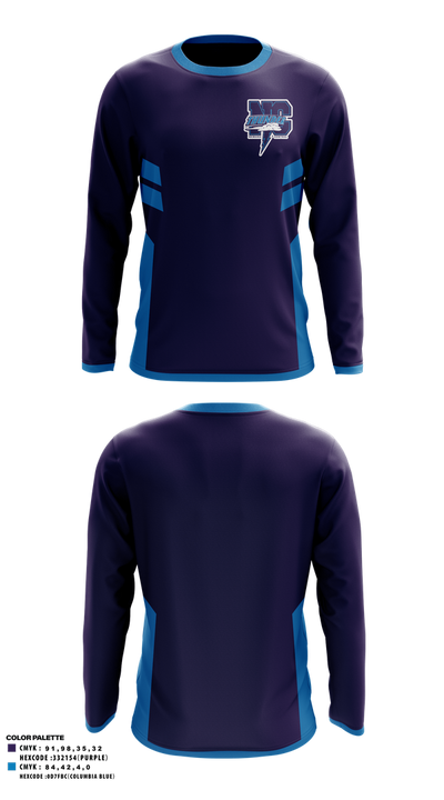 Nemaha Central Wrestling 61394453 Long Sleeve Performance Shirt 1