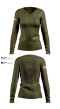 Lycoming Regional Police Department Women's Long Sleeve V-neck Shirt - 5