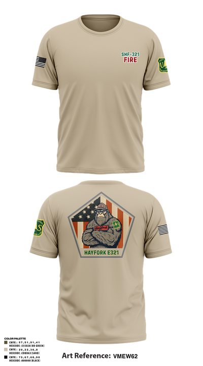 Hayfork Engine 321 44887937 Short Sleeve Performance Shirt - 18