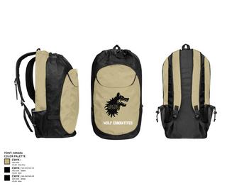 Gear Bag, Wolf Combatives, Army, Teamtime, Team time, sublimation, custom sports apparel, team uniforms, spirit wear, spiritwear, sports uniforms, custom shirts, team store, custom team store, fundraiser sports, apparel fundraiser