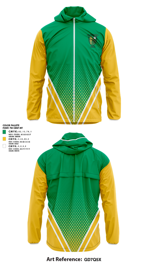 Windbreaker, St. Barnabas GFC Football, , Teamtime, Team time, sublimation, custom sports apparel, team uniforms, spirit wear, spiritwear, sports uniforms, custom shirts, team store, custom team store, fundraiser sports, apparel fundraiser