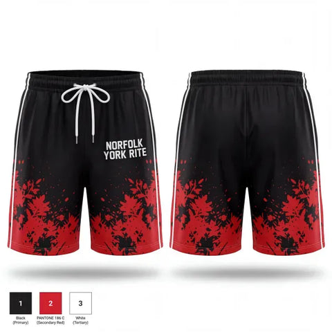 Athletic Shorts With Pockets, Norfolk York Rite, Spirit Store, Teamtime, Team time, sublimation, custom sports apparel, team uniforms, spirit wear, spiritwear, sports uniforms, custom shirts, team store, custom team store, fundraiser sports, apparel fundraiser