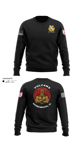 Crew Neck Sweatshirt, 317th ECC, Army, Teamtime, Team time, sublimation, custom sports apparel, team uniforms, spirit wear, spiritwear, sports uniforms, custom shirts, team store, custom team store, fundraiser sports, apparel fundraiser