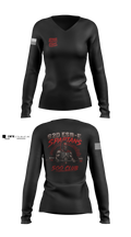 62D Bravo Women's Long Sleeve V-neck Shirt - 3