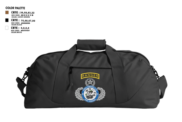 Duffle Bag, Cobra Company, , Teamtime, Team time, sublimation, custom sports apparel, team uniforms, spirit wear, spiritwear, sports uniforms, custom shirts, team store, custom team store, fundraiser sports, apparel fundraiser