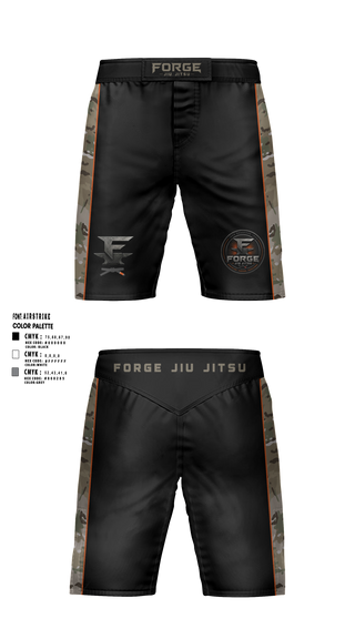 Fight Shorts, Forge Jiu Jitsu, , Teamtime, Team time, sublimation, custom sports apparel, team uniforms, spirit wear, spiritwear, sports uniforms, custom shirts, team store, custom team store, fundraiser sports, apparel fundraiser