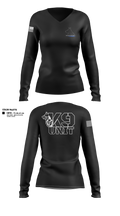 K-9 Unit Women's Long Sleeve V-neck Shirt - 11