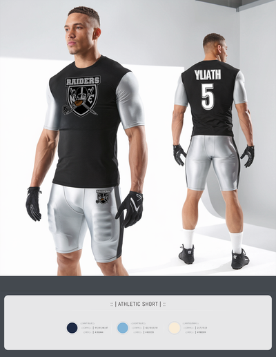 NE Raiders 46563054 Athletic Shorts With Pockets - 5