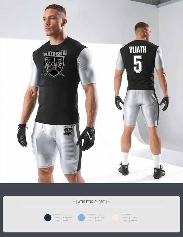 Athletic Shorts With Pockets, NE Raiders, , Teamtime, Team time, sublimation, custom sports apparel, team uniforms, spirit wear, spiritwear, sports uniforms, custom shirts, team store, custom team store, fundraiser sports, apparel fundraiser