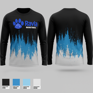 Long Sleeve Performance Shirt, Ravia Middle School Basketball, Men's Basketball, Teamtime, Team time, sublimation, custom sports apparel, team uniforms, spirit wear, spiritwear, sports uniforms, custom shirts, team store, custom team store, fundraiser sports, apparel fundraiser