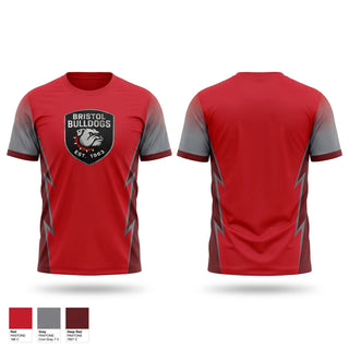 Short Sleeve Performance Shirt, Bristol Bulldogs Youth Football and Cheer, , Teamtime, Team time, sublimation, custom sports apparel, team uniforms, spirit wear, spiritwear, sports uniforms, custom shirts, team store, custom team store, fundraiser sports, apparel fundraiser
