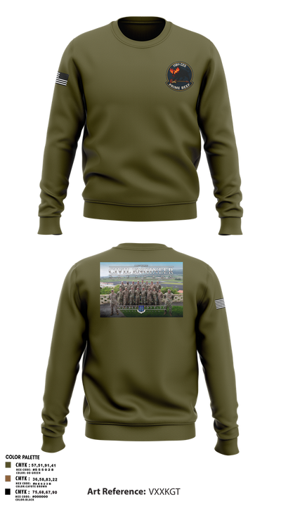 118th CES Crew Neck Sweatshirt - 1