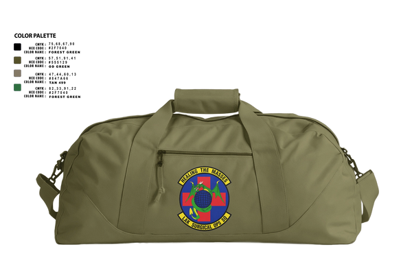 Duffle Bag, 59th Surgical Operations Squadron, Air Force, Teamtime, Team time, sublimation, custom sports apparel, team uniforms, spirit wear, spiritwear, sports uniforms, custom shirts, team store, custom team store, fundraiser sports, apparel fundraiser