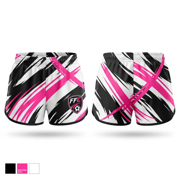 Womens Shorts, FFC, Men's Soccer, Teamtime, Team time, sublimation, custom sports apparel, team uniforms, spirit wear, spiritwear, sports uniforms, custom shirts, team store, custom team store, fundraiser sports, apparel fundraiser