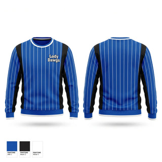 Crew Neck Sweatshirt, Lady Dawgs, Softball, Teamtime, Team time, sublimation, custom sports apparel, team uniforms, spirit wear, spiritwear, sports uniforms, custom shirts, team store, custom team store, fundraiser sports, apparel fundraiser