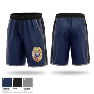 Athletic Shorts With Pockets, Drug and Gang Enforcement, Police, Teamtime, Team time, sublimation, custom sports apparel, team uniforms, spirit wear, spiritwear, sports uniforms, custom shirts, team store, custom team store, fundraiser sports, apparel fundraiser