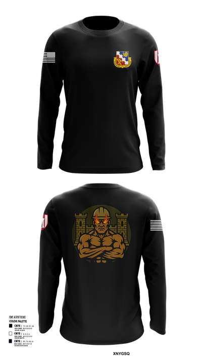 317th ECC 65415028 Long Sleeve Performance Shirt 52