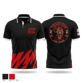 Short Sleeve Performance Polo, Team One Louisville Jiu Jitsu, , Teamtime, Team time, sublimation, custom sports apparel, team uniforms, spirit wear, spiritwear, sports uniforms, custom shirts, team store, custom team store, fundraiser sports, apparel fundraiser