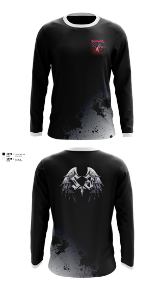Long Sleeve Performance Shirt, Severed Angel, Rugby, Teamtime, Team time, sublimation, custom sports apparel, team uniforms, spirit wear, spiritwear, sports uniforms, custom shirts, team store, custom team store, fundraiser sports, apparel fundraiser